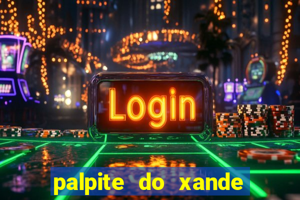 palpite do xande para hoje